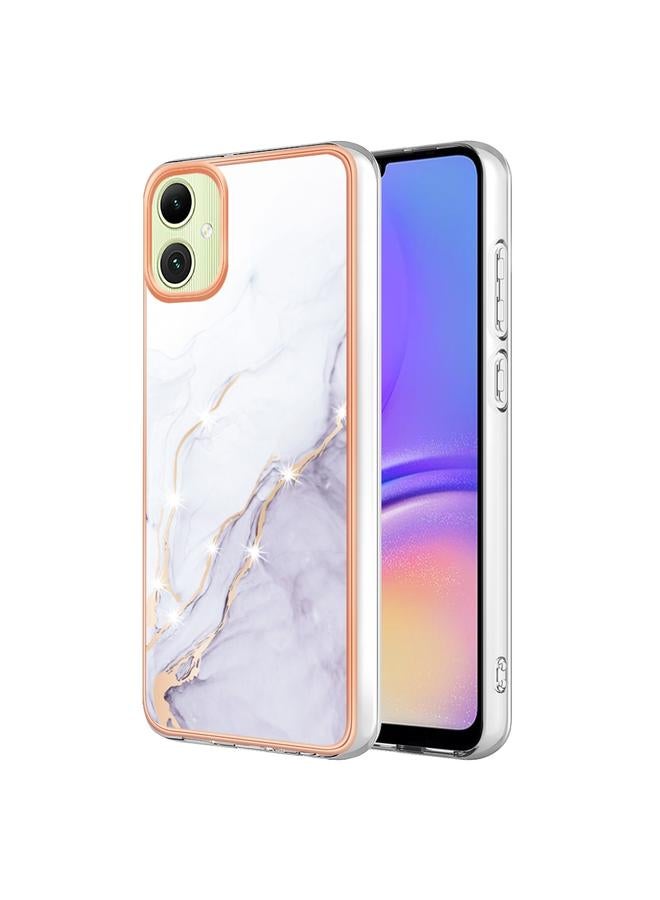 اس-توب جراب لهاتف Samsung Galaxy A06 4G بنمط رخامي مطلي بالكهرباء، جراب هاتف IMD TPU مقاوم للصدمات من الجانبين - Image 1