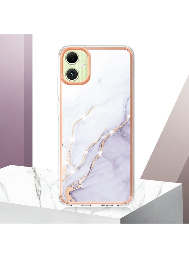 اس-توب جراب لهاتف Samsung Galaxy A06 4G بنمط رخامي مطلي بالكهرباء، جراب هاتف IMD TPU مقاوم للصدمات من الجانبين - Image 2