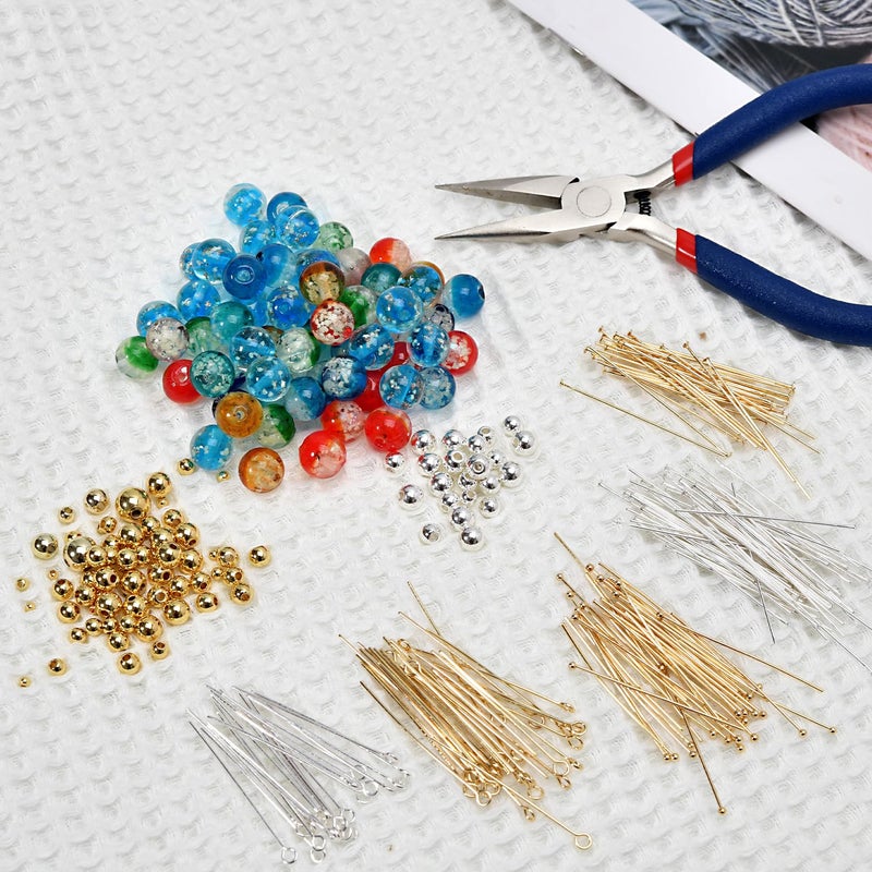 MAPOIEU 200pcs 30mm 14K Gold Filled Ball Head Pins DIY Crafts Beads Charms Earring Bracelet Jewelry Making Accessories Supplies - Image 4