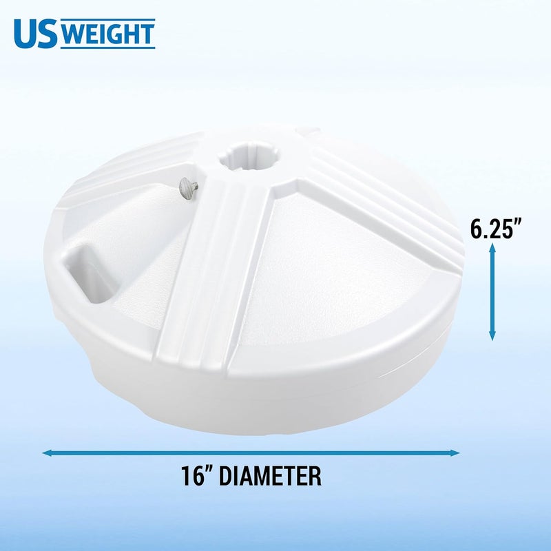 US Weight Durable 50 Pound Umbrella Base Designed to be Used with a Patio Table - Image 2