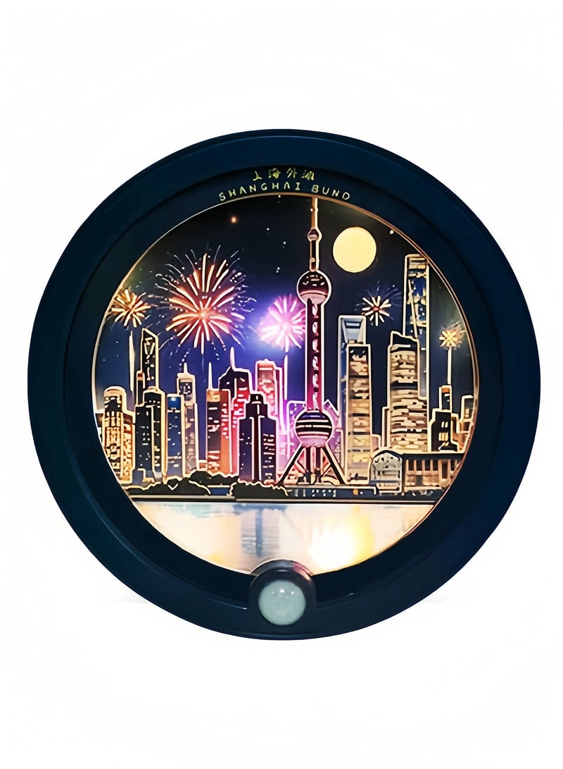 3. لمبة الليل ذات الاستشعار والصورة المجسمة - Image 1