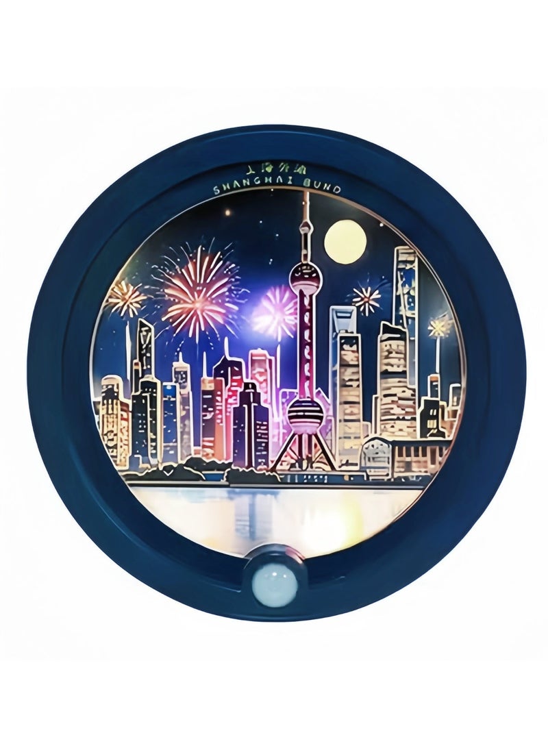 3. لمبة الليل ذات الاستشعار والصورة المجسمة - Image 1