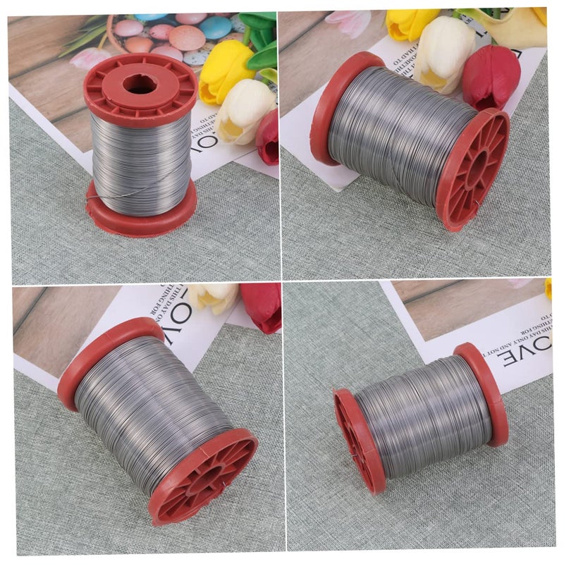 500 جرام سلك تربية النحل من الفولاذ المقاوم للصدأ لأطر الخلية وتجميع أساس الشمع - Image 5