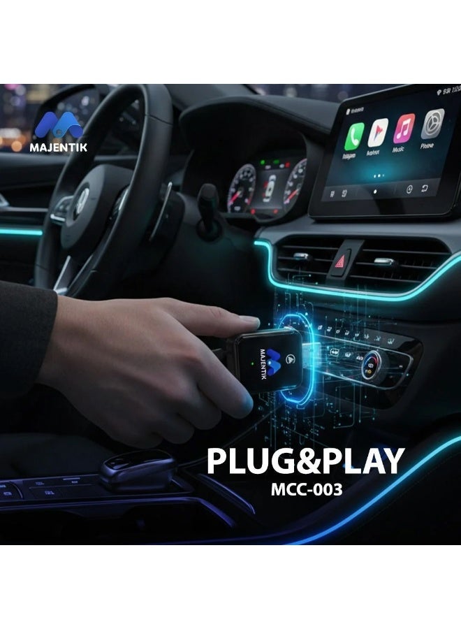 majentik Wireless CarPlay Adapter for Cars with Built-in Car Play MCC-003 -Designed for cars equipped with CarPlay or wired Android Auto. - Image 3