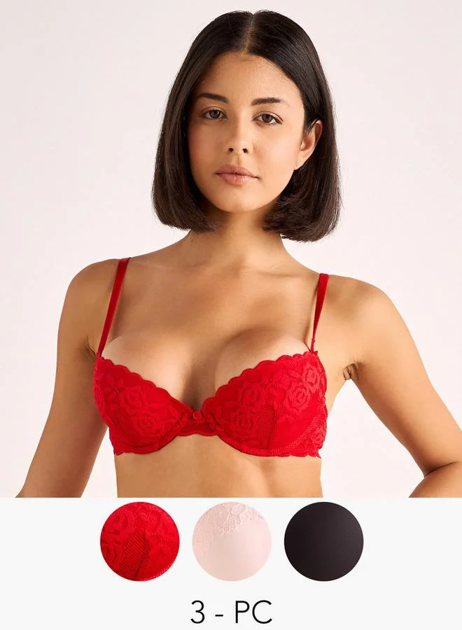 Splash FAV Demi Bra   Pack of 3