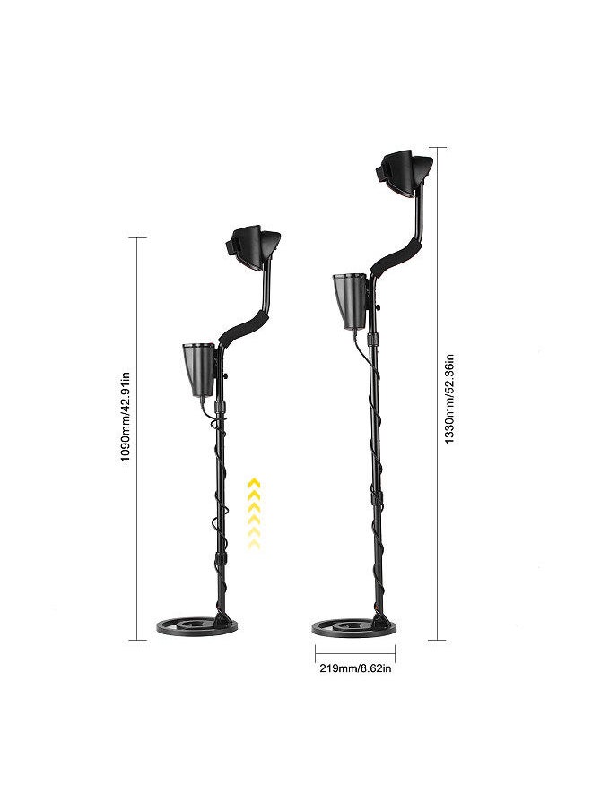 Generic - Metal Detector Underground Metal Finder Gold Detector Treasure Hunter Gold Seeker with LCD Display with Headphone & Metal Shovel - Image 1