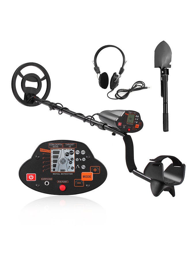 Generic - Metal Detector Underground Metal Finder Gold Detector Treasure Hunter Gold Seeker with LCD Display with Headphone & Metal Shovel - Image 1