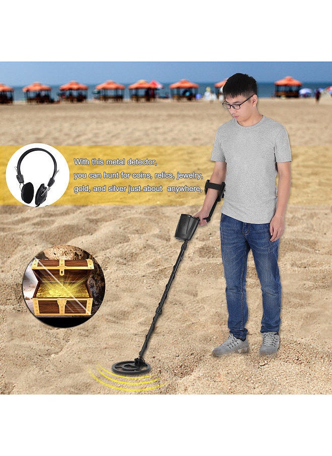 Generic - Metal Detector Underground Metal Finder Gold Detector Treasure Hunter Gold Seeker with LCD Display with Headphone & Metal Shovel - Image 1