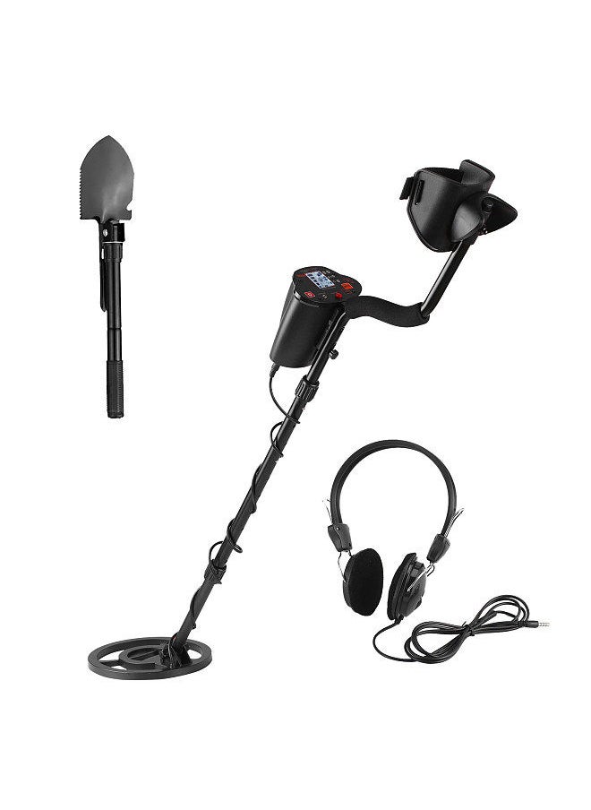 Generic - Metal Detector Underground Metal Finder Gold Detector Treasure Hunter Gold Seeker with LCD Display with Headphone & Metal Shovel - Image 1