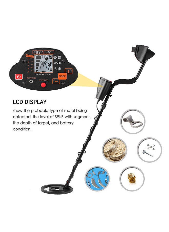 Generic - Metal Detector Underground Metal Finder Gold Detector Treasure Hunter Gold Seeker with LCD Display with Headphone & Metal Shovel - Image 1