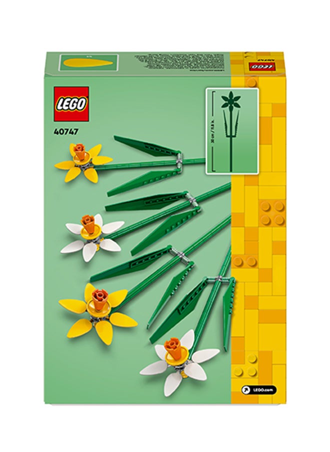 LEGO - Botanicals Daffodils - Faux Flowers Building Set - Desk Decoration or Floral Bouquet Home Decor - Gift for 8+ Year Old Girls, Boys and Teenagers - Botanical Collection - 40747 (216 pieces) - Image 1