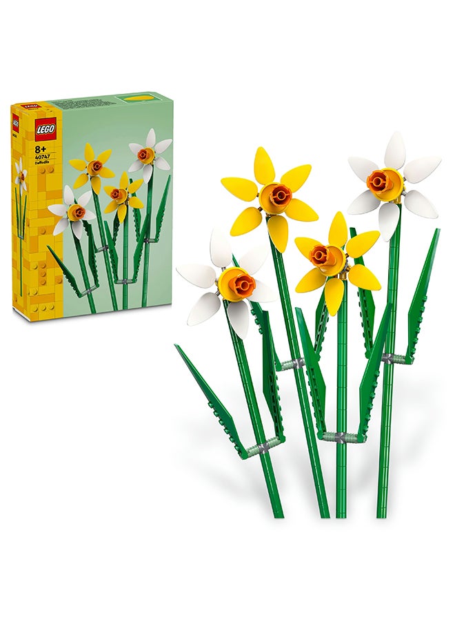 LEGO - Botanicals Daffodils - Faux Flowers Building Set - Desk Decoration or Floral Bouquet Home Decor - Gift for 8+ Year Old Girls, Boys and Teenagers - Botanical Collection - 40747 (216 pieces) - Image 1