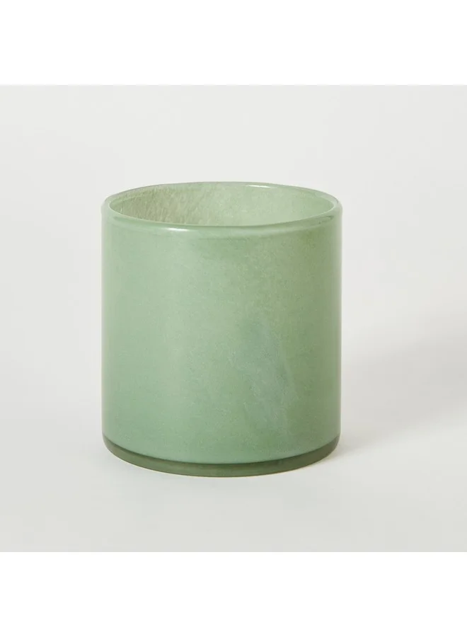 Home Box Auden Textured Glass Candleholder 10 x 10 x 10 cm