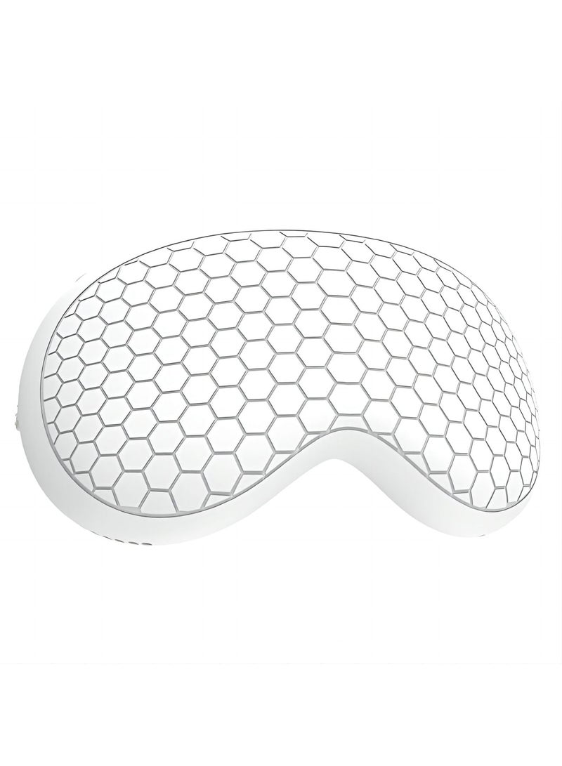 SYOSI متوافق مع حافظة وغطاء حماية Apple Vision Pro غطاء حماية كامل لسماعة الواقع الافتراضي Vision Pro 2024 الملحقات يوفر حماية فائقة ضد الخدوش أبيض - Image 5