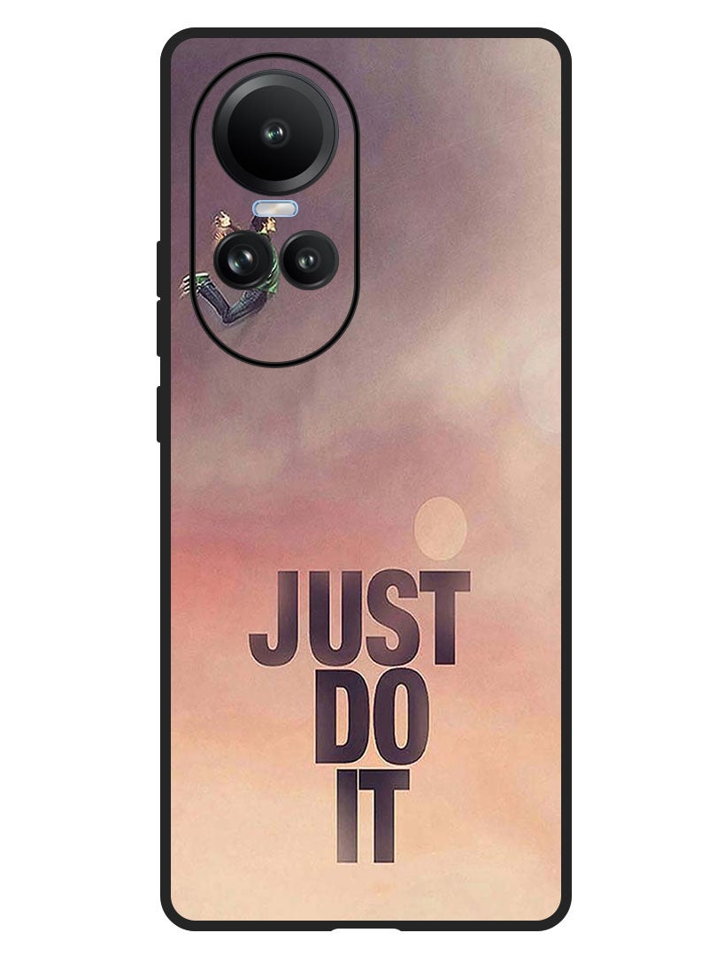 Theodor Protective Case Anti Scratch Shock Proof Bumper Cover For Oppo Reno 10/10 Pro Just Do It1 - Image 1