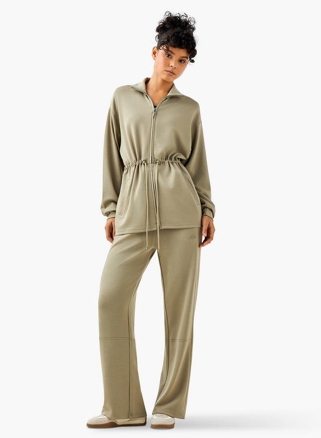 Kappa Flared Relaxed Fit Track Pants - Image 3
