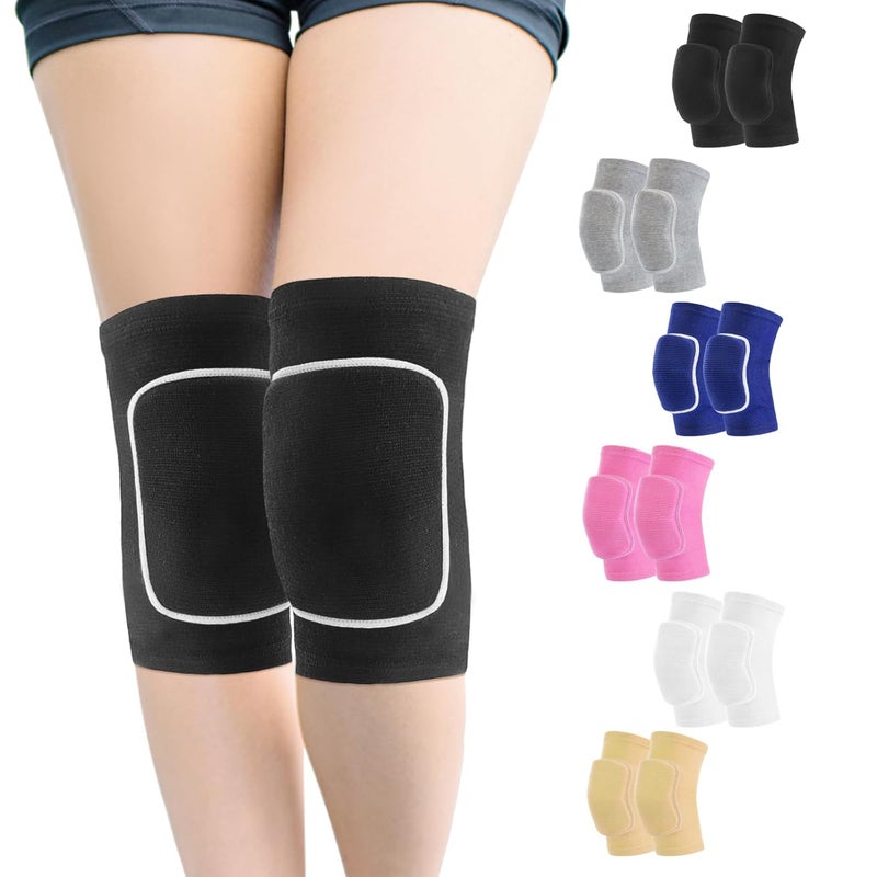 HISFFOG Volleyball Knee Pads for Women, Men, Youth, Girls, Kids, Knee brace for Volleyball Basketball Football Dance Yoga Tennis Running Cycling Workout Climbing Wrestling - Image 1