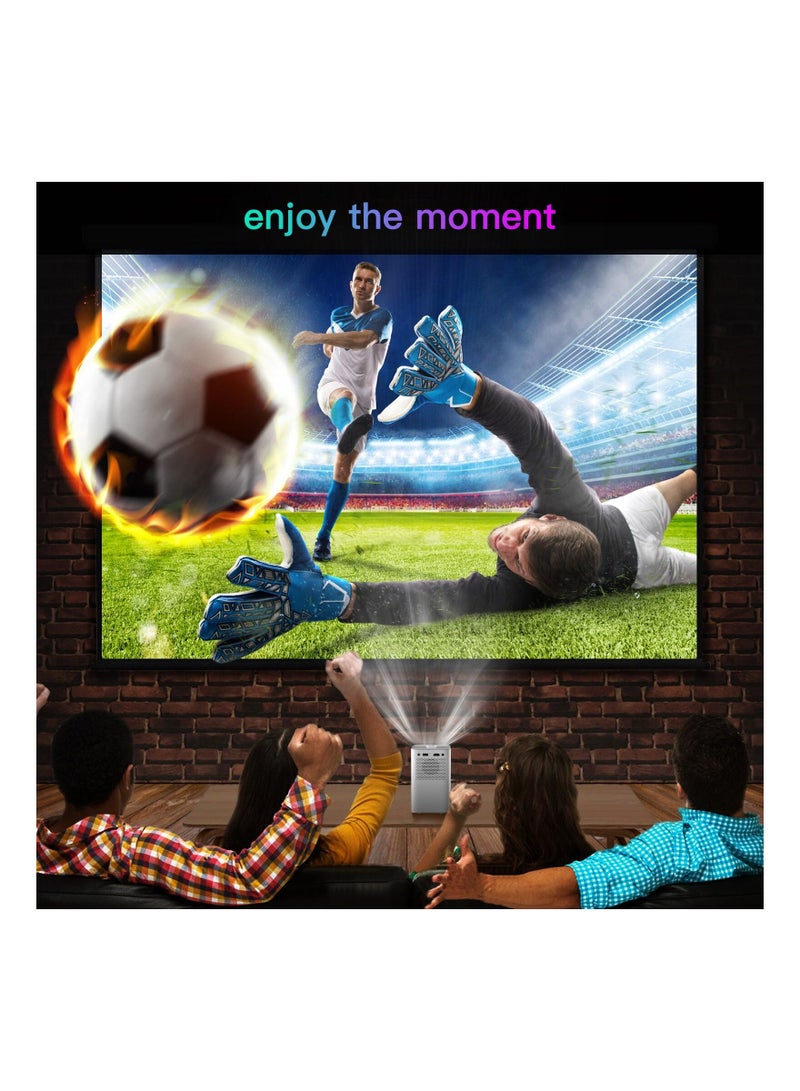 AROAQ Mini Projectors Android WiFi Projector Portable Projector Android Projectors with WIFI and Bluetooth Remote  - Image 5