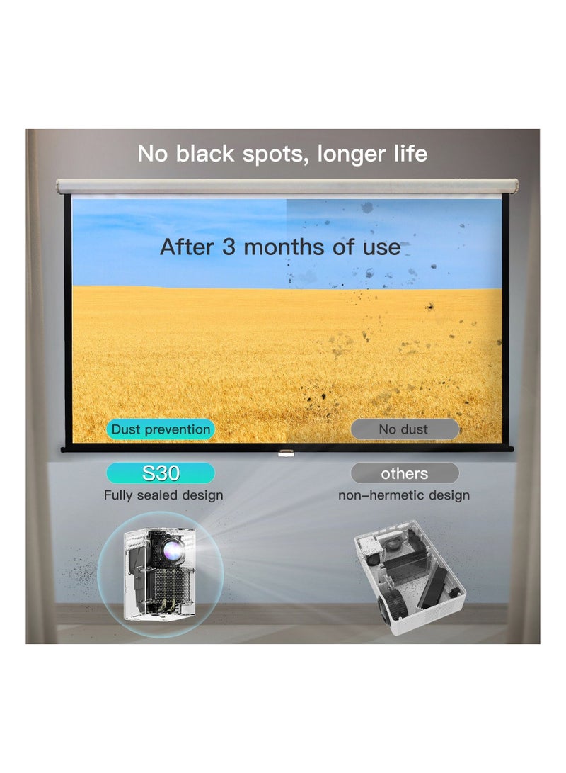 AROAQ Mini Projectors Android WiFi Projector Portable Projector Android Projectors with WIFI and Bluetooth Remote  - Image 3