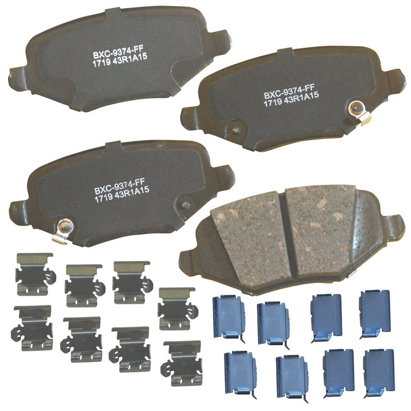 Bendix Premium SBC1719 Ceramic Rear Brake Pads for Chrysler Town & Country 2016-2012, Dodge Grand Caravan 2016-2012, Journey 2013, Ram C/V 2015-2012, Volkswagen Routan 2014 - Image 5