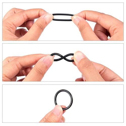Serplex® 382Pcs Rubber O Rings with Storage Case Assorted 15Pcs Sizes Metric Rubber Rings Replacement O Rings for Automotive Plumbing Faucet Repair - Image 3