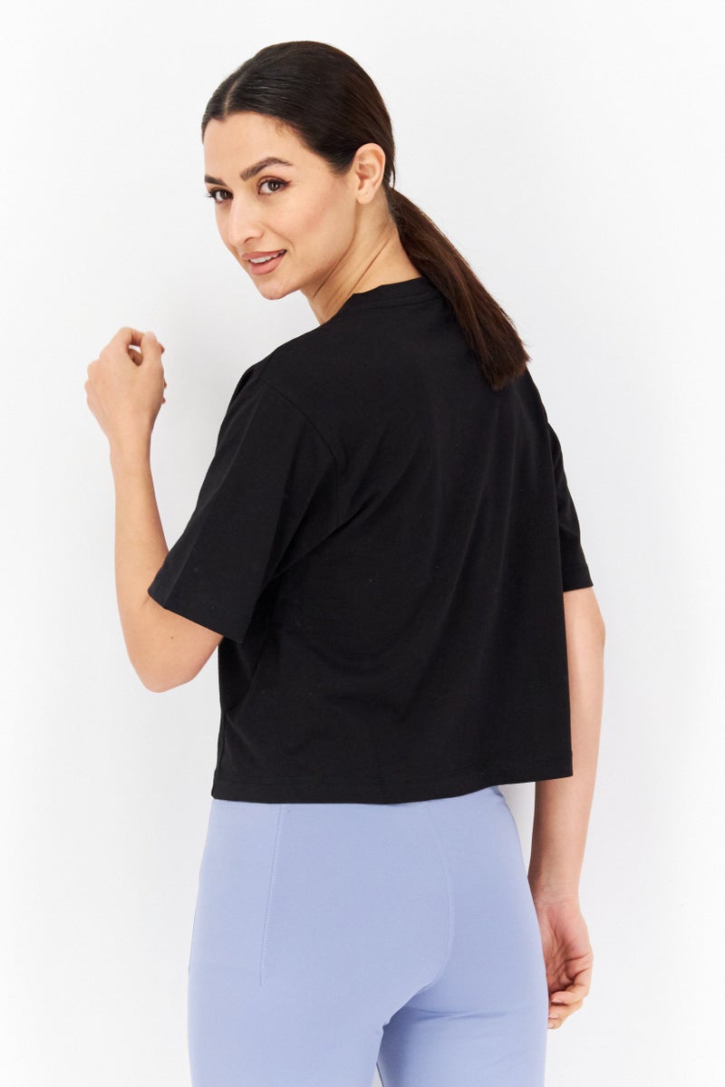 PUMA Women Sportswear Fit Short Sleeves Training T-Shirt, Black - Image 2