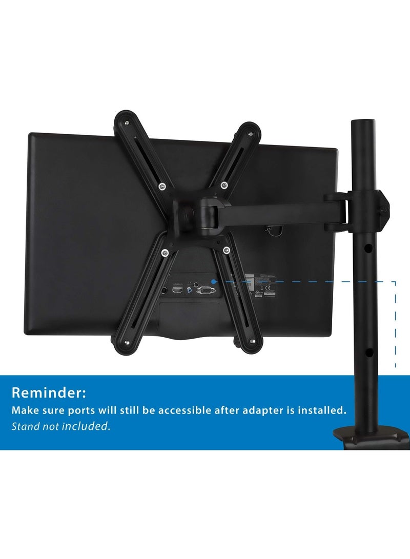 VESA Mount Adapter Mounting Kit For Non-VESA HP ACER Samsung DELL Asus Monitors 13 to 27 Inch LCD LED Screens, VESA 75 and 100 Compatible - Image 3