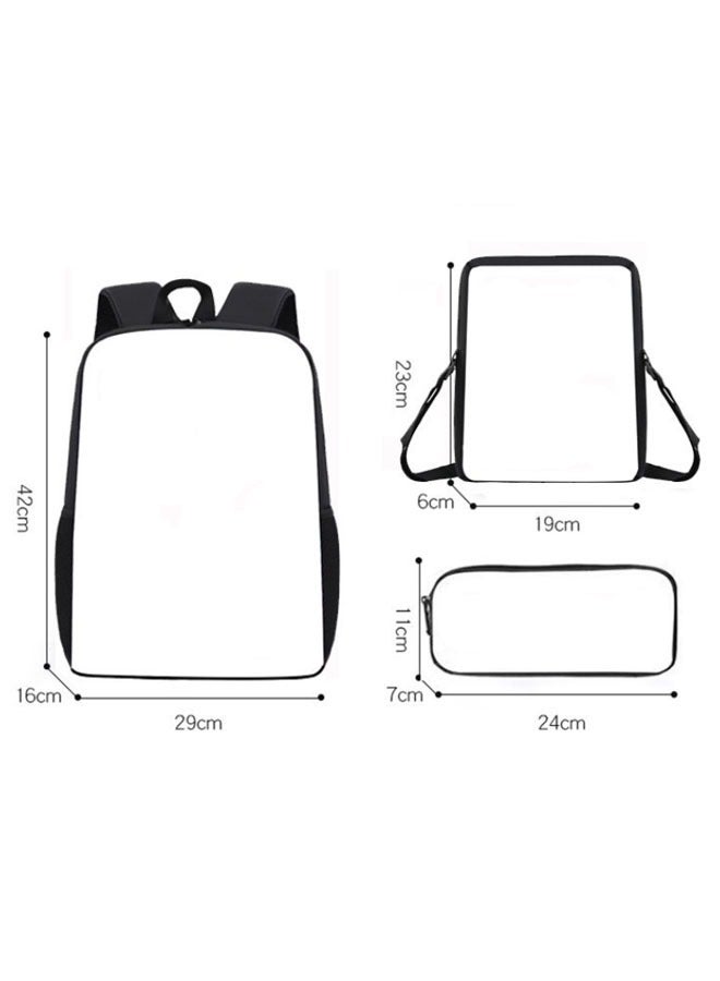 general 2025-2026 lankybox backpack pencil case satchel three-piece suit leisure sports travel backpack student school backpack  - Image 2