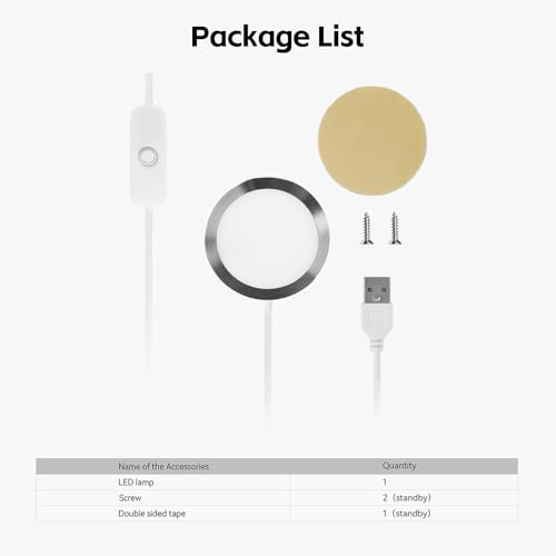 MOTOU Bambu Lab Makerworld MH001 3D Printed LED Lamp Kit - Warm White Light/RGB Color, DIY Compatible with BambuLab P1P/P1S, A1/A1 Mini, X1/X1C/X1E 3D Printers-Prints NOT Included (WhiteLight, LEDlamp) - Image 3