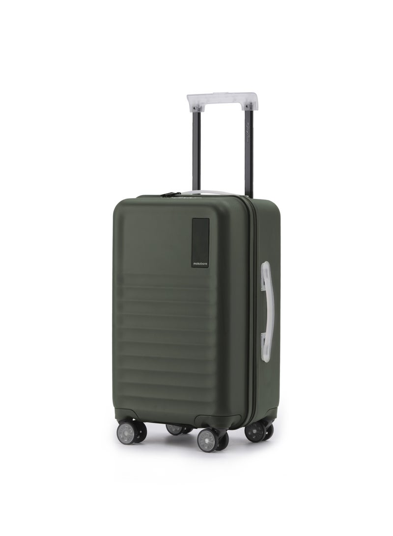 Mokobara Aisle Trunk Cabin Luggage | 40L | German Makrolon Polycarbonate Hardshell | TSA Lock & YKK Zippers | 8 Silent Ninja Wheels | Olive(Homegrown) - Image 1