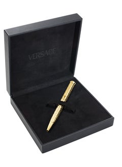 VERSACE Ballpoint Pen - Barrel with Matching Clip and Medusa Top  - Image 4