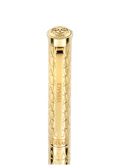 VERSACE Ballpoint Pen - Barrel with Matching Clip and Medusa Top  - Image 3