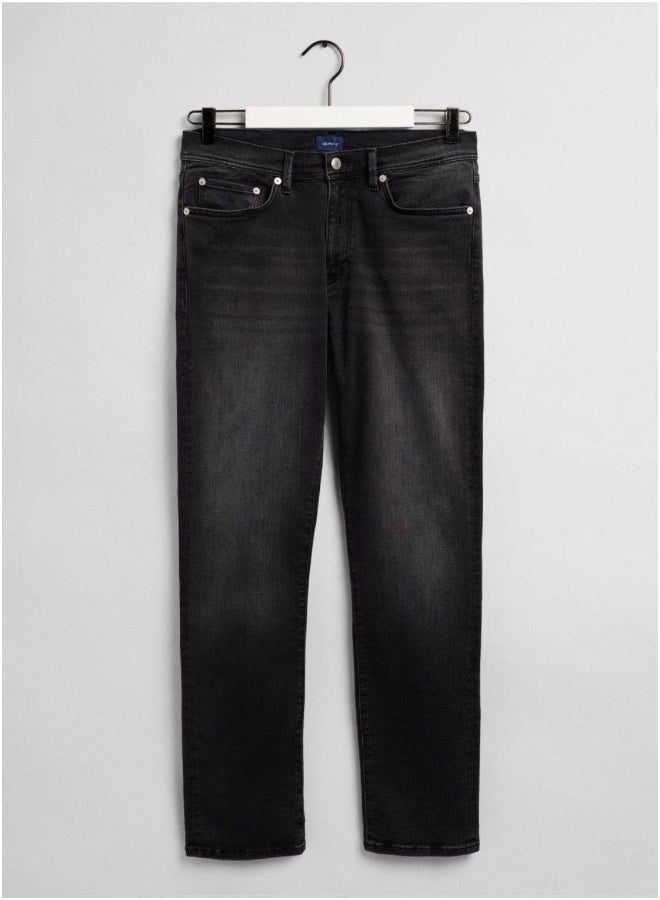 Gant Maxen Extra Slim Fit Active-Recover Black Jeans - Image 5