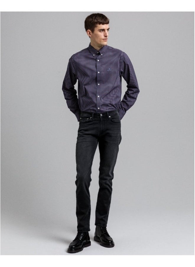 Gant Maxen Extra Slim Fit Active-Recover Black Jeans - Image 2