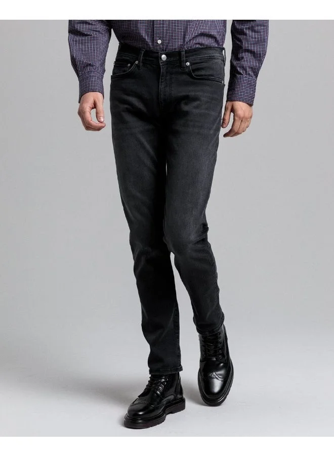 GANT Gant Maxen Extra Slim Fit Active-Recover Black Jeans