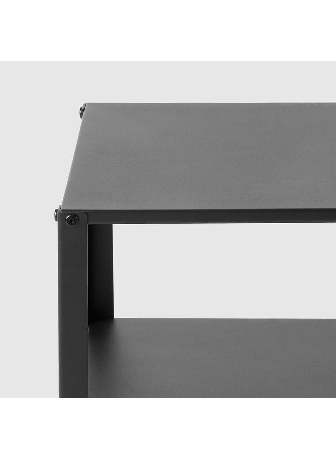 Zaboon Bedside Table, Black, 42X34 Cm - Image 5