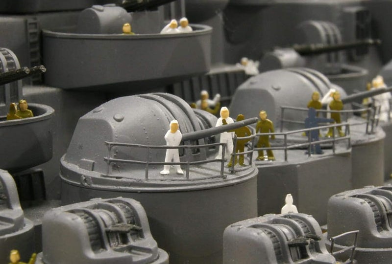 Tamiya 1/350 Scale Crew Set - 144 Pieces for Model Ships - Image 4