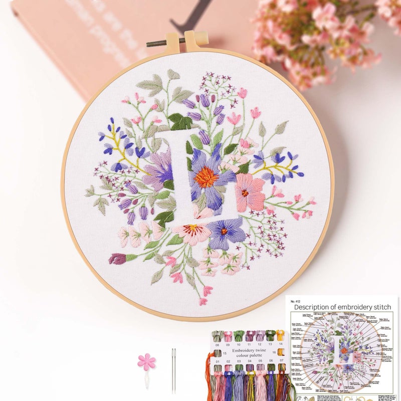 REEWISLY Embroidery Kit for ABC (L) - Image 1