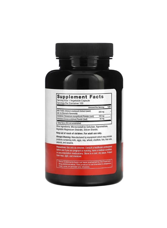 Force Factor Milk Thistle 300 mg  100 Vegetable Capsules - Image 2