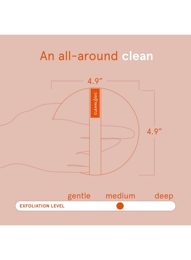 كلين لوجيك مقشر الجسم من Bath And Body، أداة تقشير دائرية ذات ملمس مزدوج لبشرة ناعمة ونظيفة، روتين يومي للعناية بالبشرة، عبوة اقتصادية مكونة من 3 قطع - Image 4
