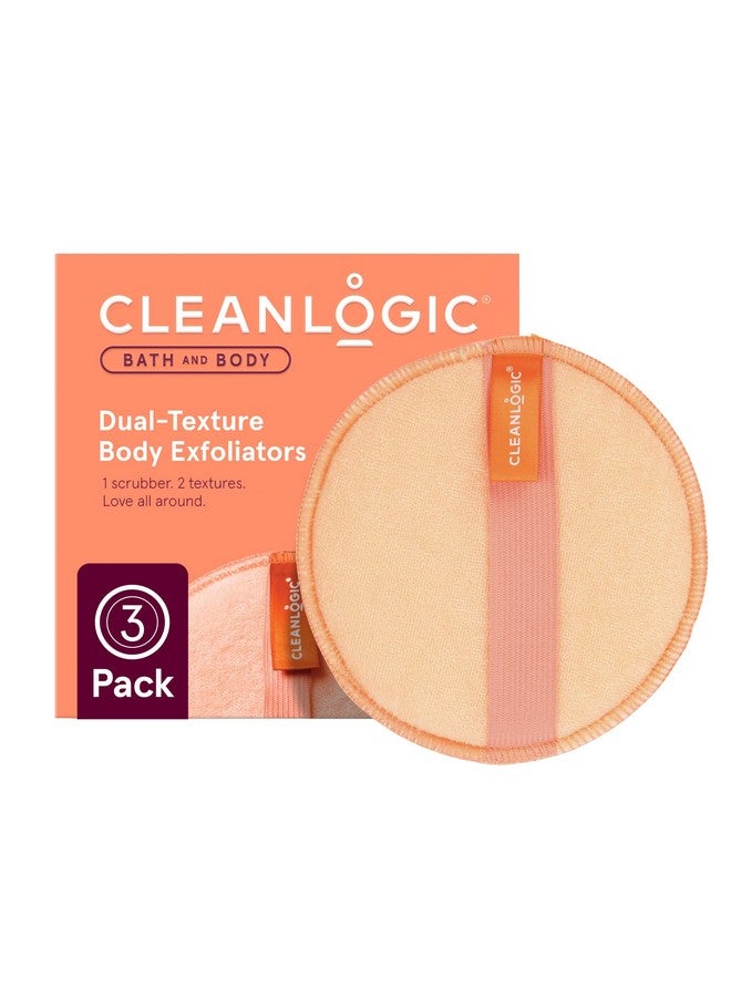 كلين لوجيك مقشر الجسم من Bath And Body، أداة تقشير دائرية ذات ملمس مزدوج لبشرة ناعمة ونظيفة، روتين يومي للعناية بالبشرة، عبوة اقتصادية مكونة من 3 قطع - Image 1
