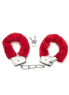 Generic 2Pcs Velvet Cover Handcuffs With Keys & Safety Lock  - Image 1