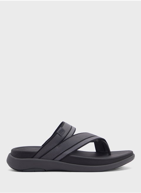 F-Mode Webbing Thong Slides