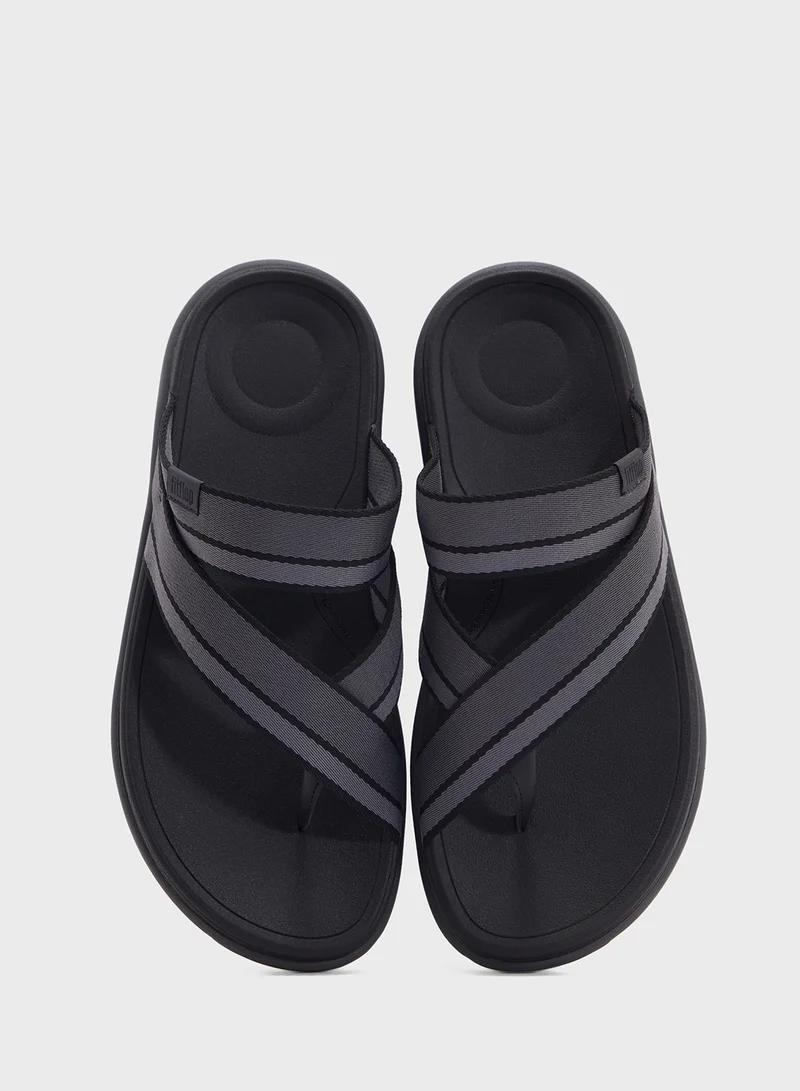 FitFlop F-Mode Webbing Thong Slides