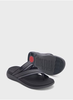 FitFlop F-Mode Webbing Thong Slides  - Image 3