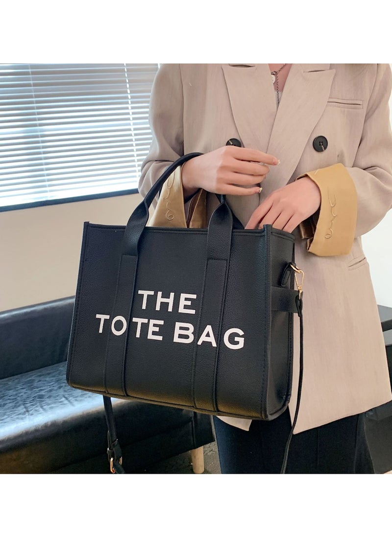 NIBEMINENT The Tote Bags For Women Large PU Leather Trendy Travel Tote Bag Handbag Top Handle Shoulder Crossbody  - Image 3