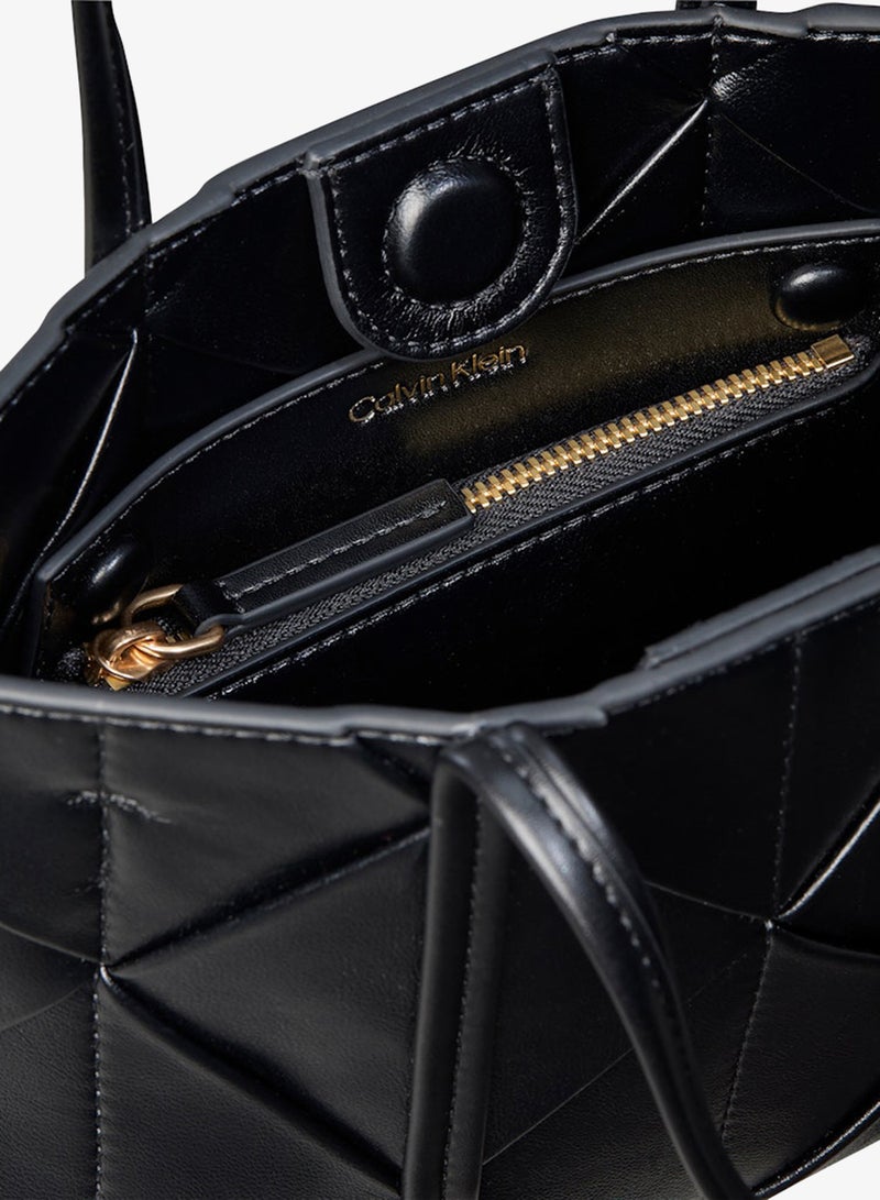 CALVIN KLEIN Woven Crossbody Tote Bag - Image 2