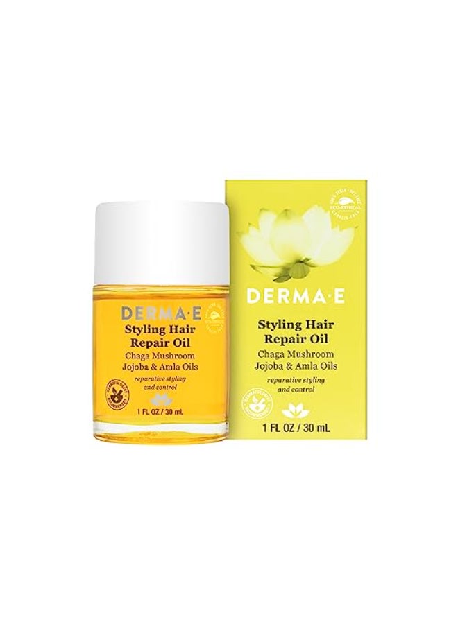 derma-e Derma E Styling Hair Repair Oil Oil Unisex 1 oz - Image 1