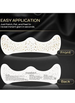 Generic Glitter Freckles Face Tattoo, Gold Sparkle Makeup Patches, 4pcs Set, Water-Proof, Easy Application, Great for Festivals, Parties, & More, Natural Shine  - Image 3