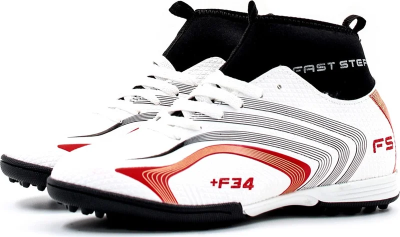 فاست ستيب Men's Ankle Turtleneck Socked Artificial Turf Football Sneakers 930xa034h